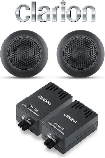 Clarion SH-1636C Autolautsprecher Set Geteilte 6.5" mit 50W RMS (2 Weg)
