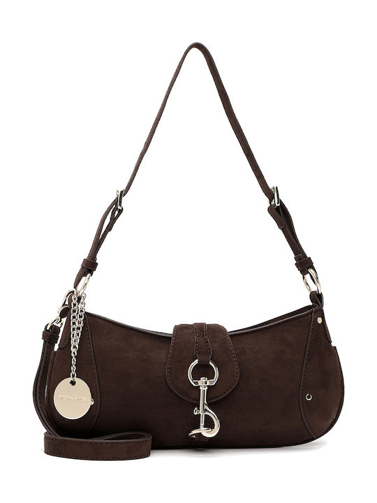 Marina Women's Shoulder Bag Suede Brown