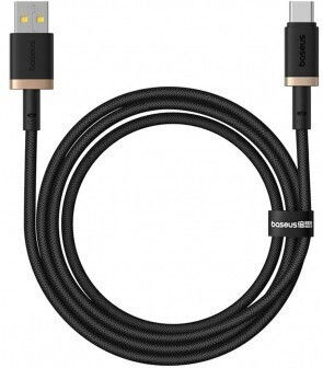 Baseus Dura Series Braided Cable USB-C male - USB-A / USB-C 60W Χρυσό 1m P10377802U01-00