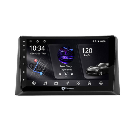 VenCore Auto-Audiosystem für Peugeot 308 2013-2026 Bluetooth USB AUX Eingebautes Wi-Fi GPS Apple CarPlay Android Auto mit 9 Zoll Touchscreen