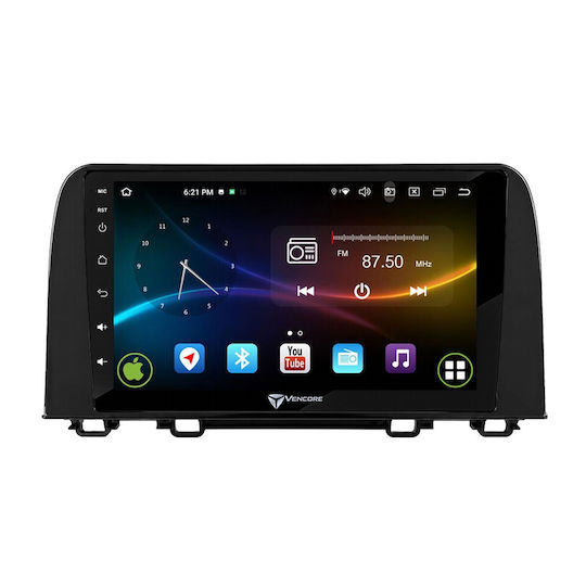 VenCore Auto-Audiosystem für Honda CR-V 2017-2022 mit Touchscreen 9" Bluetooth USB AUX Eingebautes Wi-Fi GPS Apple CarPlay Android Auto
