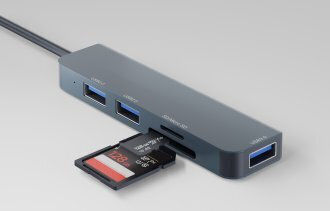 Newell USB Hub 5 Ports USB 2.0 with USB-C / USB-A Grey