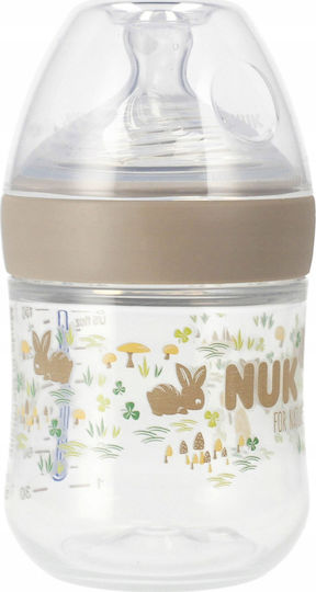 Nuk Plastic Baby Bottle Nature Sense Anti-Colic with Silicone Teat for 0+ Months Beige 150ml