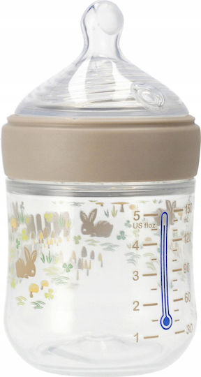 Nuk Plastic Baby Bottle Nature Sense Anti-Colic with Silicone Teat for 0+ Months Beige 150ml