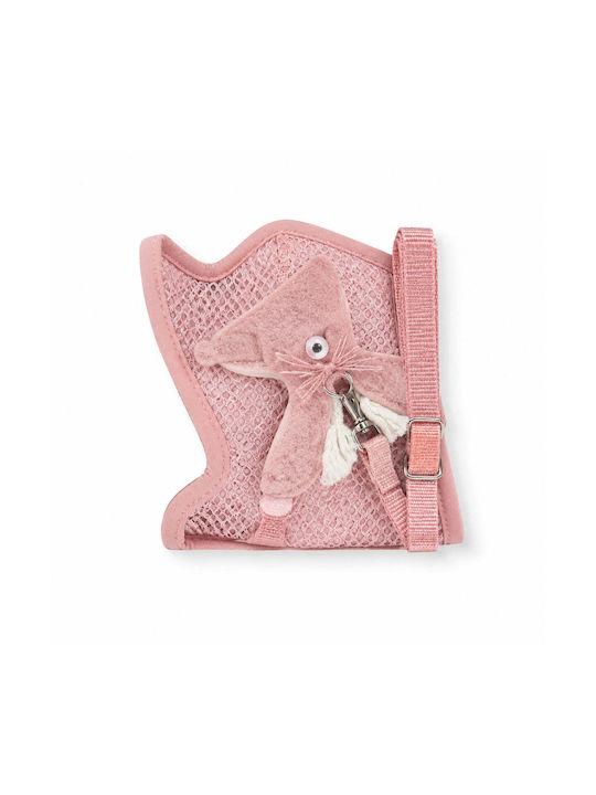 Harness Type Vest Cats Small Dogs Leash Bow Pink