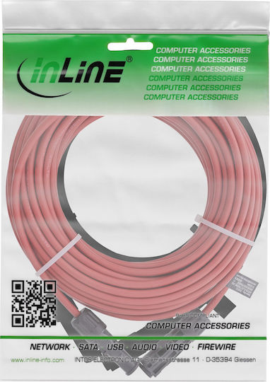 Inline Solar Cable Extension Set Including Solar Connector 4mm² Black Red 15m