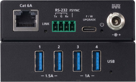 Aten UCE33100 KVM & Data Switch with USB Ethernet RS-232