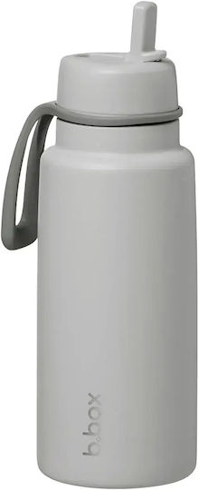B.Box Детска бутилка Термос с накрайник Pop-Up Сива 1000ml
