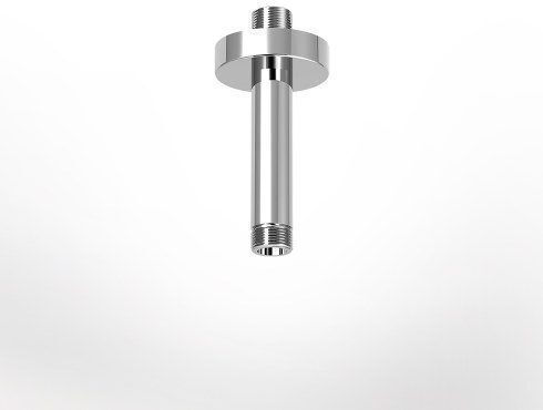 Eurorama Quadra Chrome για Ντουζιέρα 2 Εξόδων Ασημί