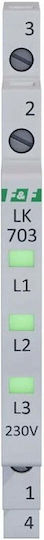 FF Professional Lampă indicatoare de bord simplă verde