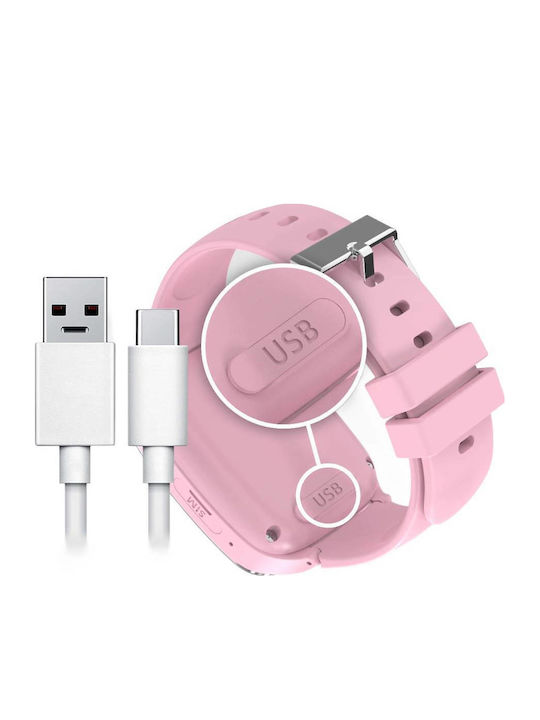 Kiano Παιδικό Smartwatch με GPS & Κάμερα Ροζ