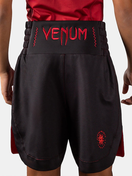 Παιδικό Σορτσάκι Πυγμαχίας Venum Attack Kids Boxing Shorts Black Red