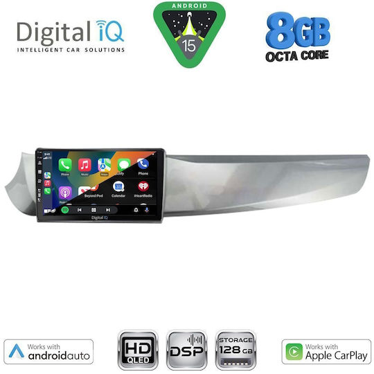 Digital IQ Ηχοσύστημα Αυτοκινήτου για Alfa Romeo Giulietta 2010-2014 (Bluetooth/USB/WiFi/GPS/Apple-Carplay/Android-Auto) με Οθόνη Αφής 9"