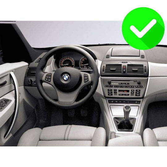 Auto-Audiosystem für BMW X3 (E83) 2003-2010 mit Bluetooth USB Eingebautes Wi-Fi GPS Apple CarPlay Android Auto 9-Zoll Touchscreen
