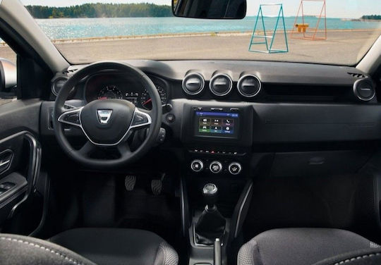 Digital IQ Auto-Audiosysteme für Dacia Duster 2019-2026 Bluetooth USB Eingebautes Wi-Fi GPS Apple CarPlay Android Auto mit Touchscreen 10 Zoll