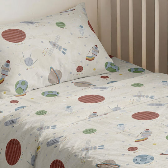 Melinen Prime Line Baby Multicolor Planets 110x160cm 20006641