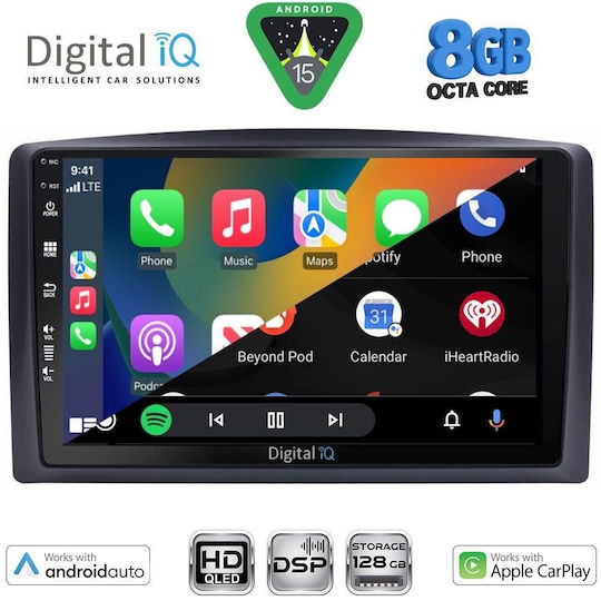 Digital IQ Car Audio System for Mercedes-Benz Vito Viano 2015-2022 with Touch Screen 10" Bluetooth USB Wi-Fi GPS Apple CarPlay Android Auto Digital IQ BXF 18421 CPAA