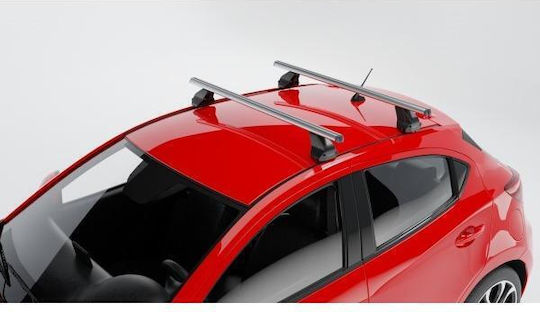 Menabo Complete Set Aluminum Car Roof Bars Omega M 112 Cm Silver Renault Scenic Ii 5 Doors 2003>2008 2 Pieces 10490 Mb+13460 Mb Mp.re.13460/mb-omga-13