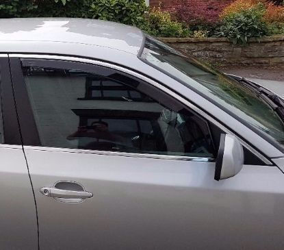 Heko Satz Windabweiser Vordere Dark Fime für BMW Serie 5 2Stück