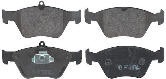 Front Brake Pad Set 4 Pieces for Mercedes-Benz S Opel Vectra Calibra