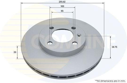 Επιχρισμενη Δισκοπλακα Εμπροσθ.seat-vw Adc1410v