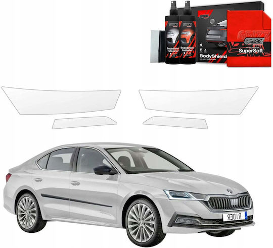 Grizzglass Протективно Фолио За Фарове Grizzglass Bodyshield Skoda Octavia 4 Хечбек 2019-2024 4в1
