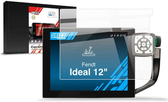 Grizzglass Ceramic Film Cardisplay Protection Fendt Ideal 12'' 2019-2026 Grz19698