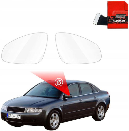 Grizzglass Rain Protection Film Mirrors Grizzglass Zerodrop Audi A4 B6 Sedan 2000-2006