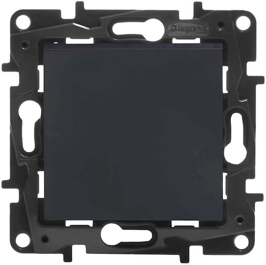 Legrand Механизъм за Бутонен Превключвател в Черен Цвят 863501B