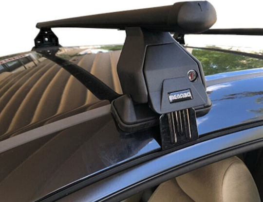 Menabo Complete Set Car Roof Bars Iron Tema Alfa Romeo 164 4 Doors 1987>1997 1 Set 4460 Mb+3360 Mb+3330 Mb Mp.ar.020/mb