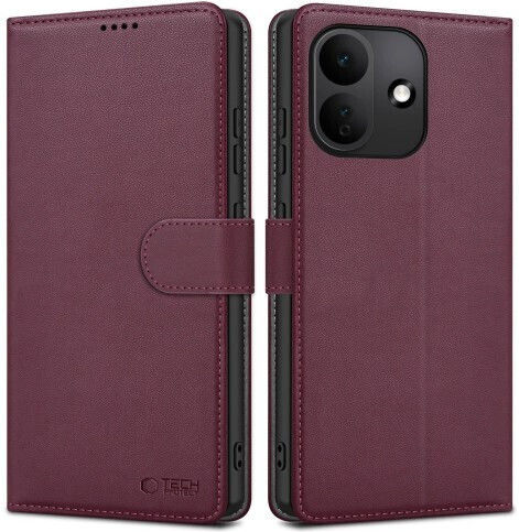 Tech-Protect Brieftasche Xiaomi Redmi Note 17 Pro 5G Burgundisch 5906302326433