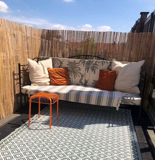 Ecoshadow Bamboo Fencing with Half Reed Bamboo 1.5x3m