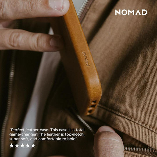 Nomad Back Cover Leder 1.15mm Braune (iPhone 16 Pro)
