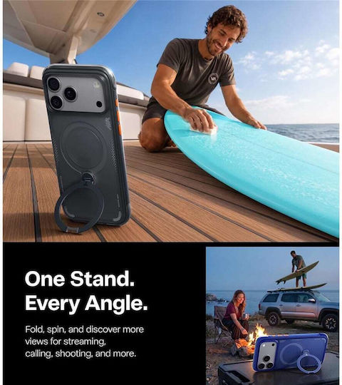 Torras Ostand Q3 Air Черен Калъф За Мобилен Телефон iPhone 18 Pro X00rp102r18031