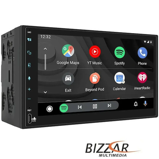 Bizzar Ηχοσύστημα Αυτοκινήτου 2 DIN (Bluetooth/USB/WiFi/GPS/Apple-Carplay/Android-Auto) με Οθόνη Αφής 6.9"