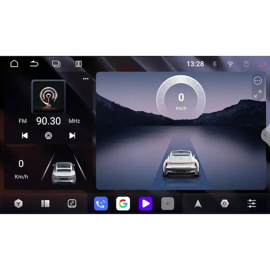 Bizzar Ηχοσύστημα Αυτοκινήτου 2 DIN (Bluetooth/USB/WiFi/GPS/Apple-Carplay/Android-Auto) με Οθόνη Αφής 6.9"
