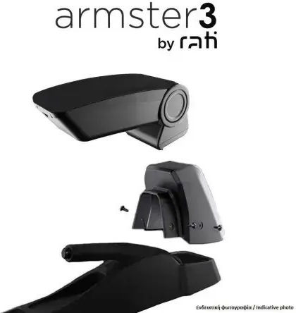 Rati Armster 3 Car Fabric Armrest for Renault Twingo 2014+ Black