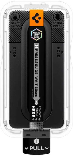 Τζάμι Προστασίας Samsung Galaxy S26 Fe Spigen Glas.tr Ez Fit Pro Ac 2-pack Clear Agl11811