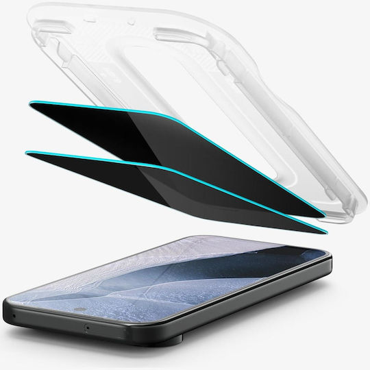 Spigen Glas.tR EZ Fit Pro HD Privacy Tempered Glass 2τμχ (Google Pixel 9 / 9 Pro / 10 Pro / 11 Pro) AGL11481