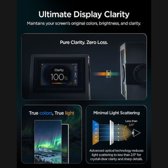 Sticlă Temperată Spigen Glas.tr Ez Fit Pro 2-Pack Galaxy Z Fold 7 8 Ultra Privacy 8800337253764