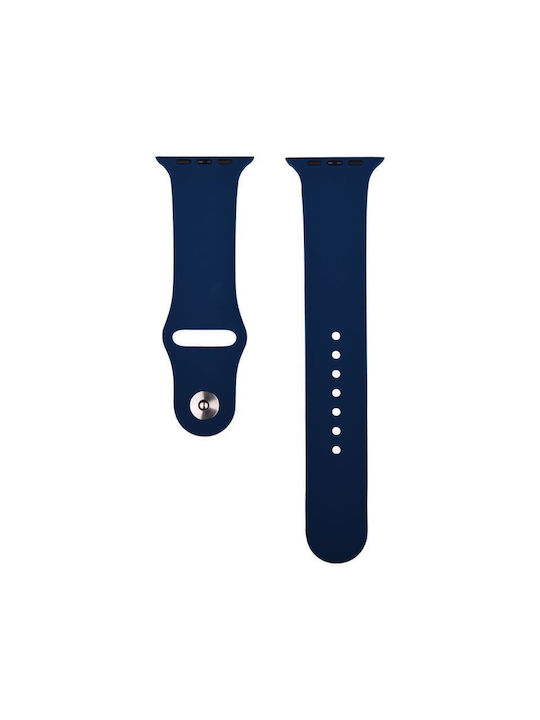 Devia Deluxe Sport Λουράκι Σιλικόνης με Pin Λευκό (Apple Watch 38/40/41mm)