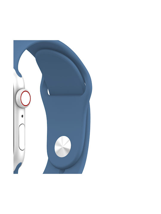 Devia Deluxe Series Sport Armband Silikon mit Pin Blau (Apple Watch 38/40/41/42mm) 324826