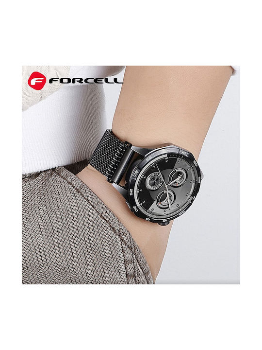 Forcell Λουράκι Ανοξείδωτο Ατσάλι Χρυσό (Samsung Galaxy Watch)
