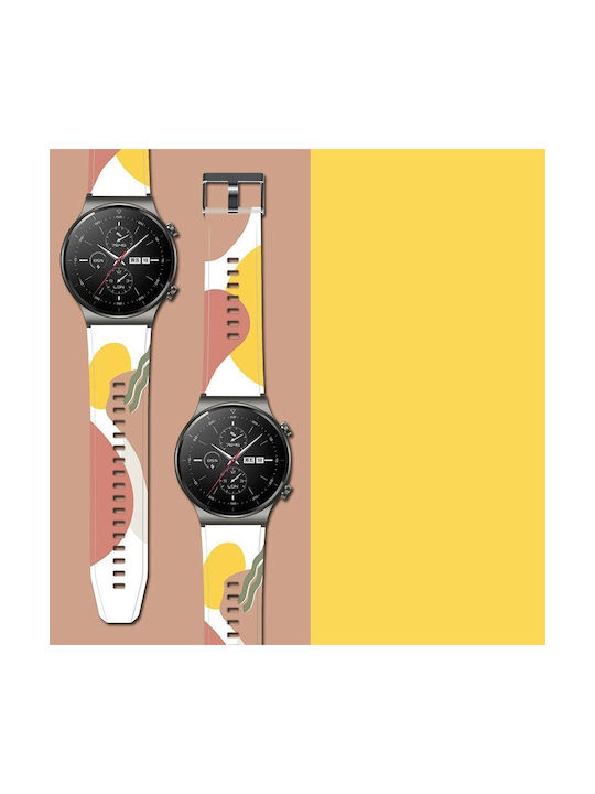 Hurtel Curea Silicon Camo Black (8) (Huawei Watch GT2 Pro)