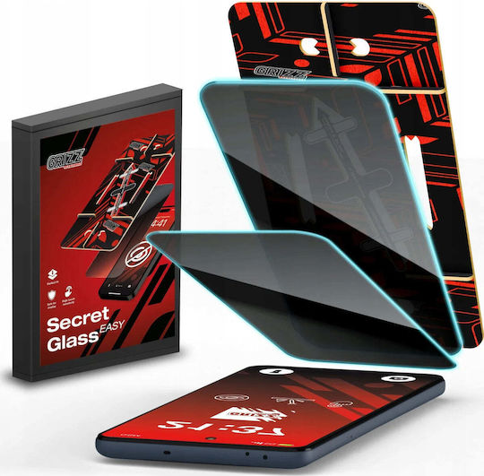 Grizzglass Secretglass Easy Γυαλί Προστασίας Ιδιωτικότητας Motorola Moto G24 Power 2 Pack