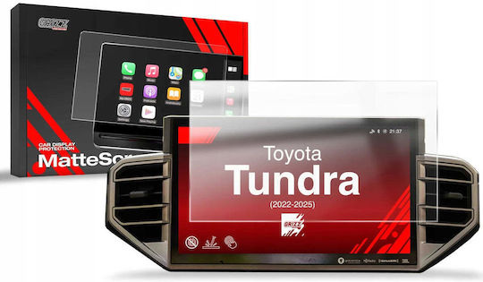 GrizzGlass Matt Hydrogel Auto-Bildschirmschutz Cardisplay Toyota Tundra 14" 2022-2025 Anti-Glare & Anti-Fingerprint