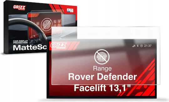 Grizzglass Folie Mată Grizzglass Cardisplay Protecție Range Rover Defender 13.1" Facelift 2026