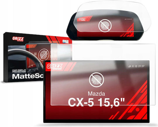 Grizzglass Folie Mată Grizzglass Protecție Cardisplay Mazda CX-5 15.6" 2026 2in1