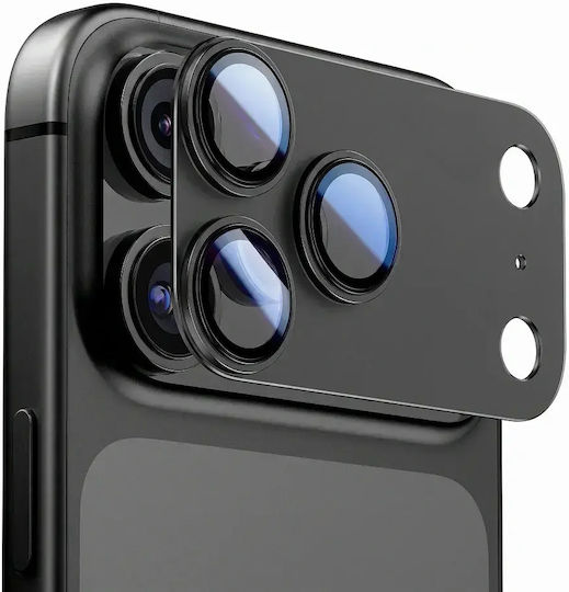 Tech-Protect Camfull Fit+ Προστασία Κάμερας Tempered Glass Μαύρο για το iPhone 18 Pro