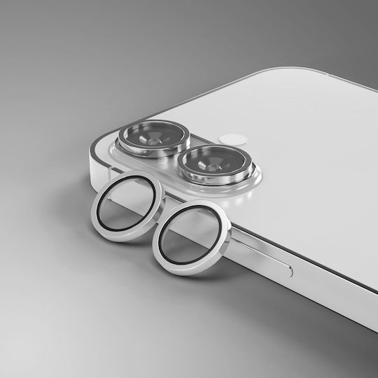 Etteri Προστασία Κάμερας Tempered Glass Λευκό για το iPhone 17